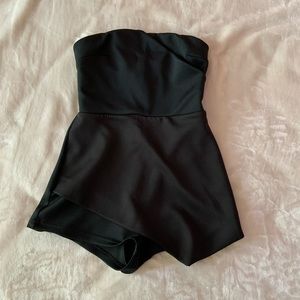 TOPSHOP BLACK ROMPER